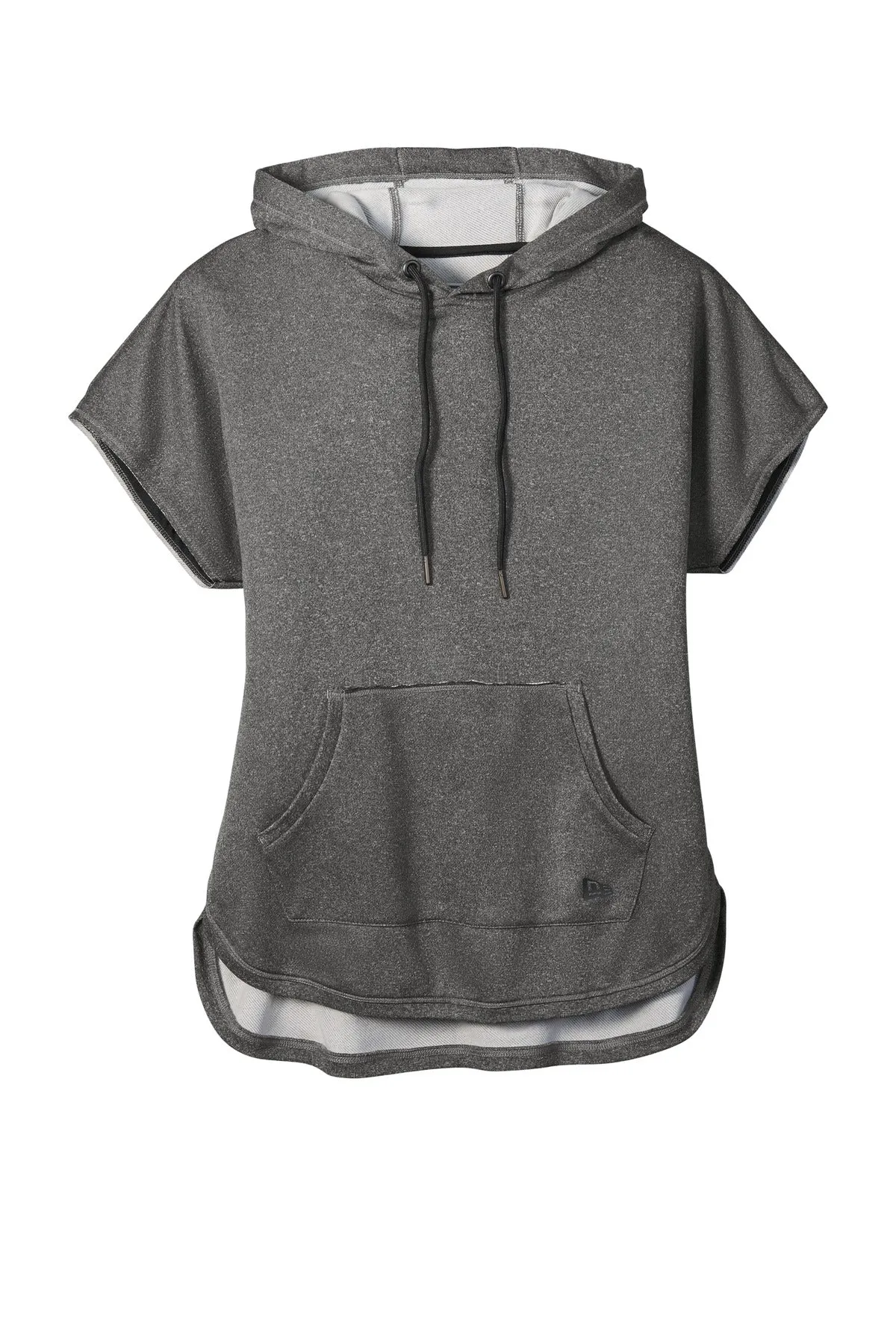 New Era Women's Performance Terry Short Sleeve Hoodie. LNEA533