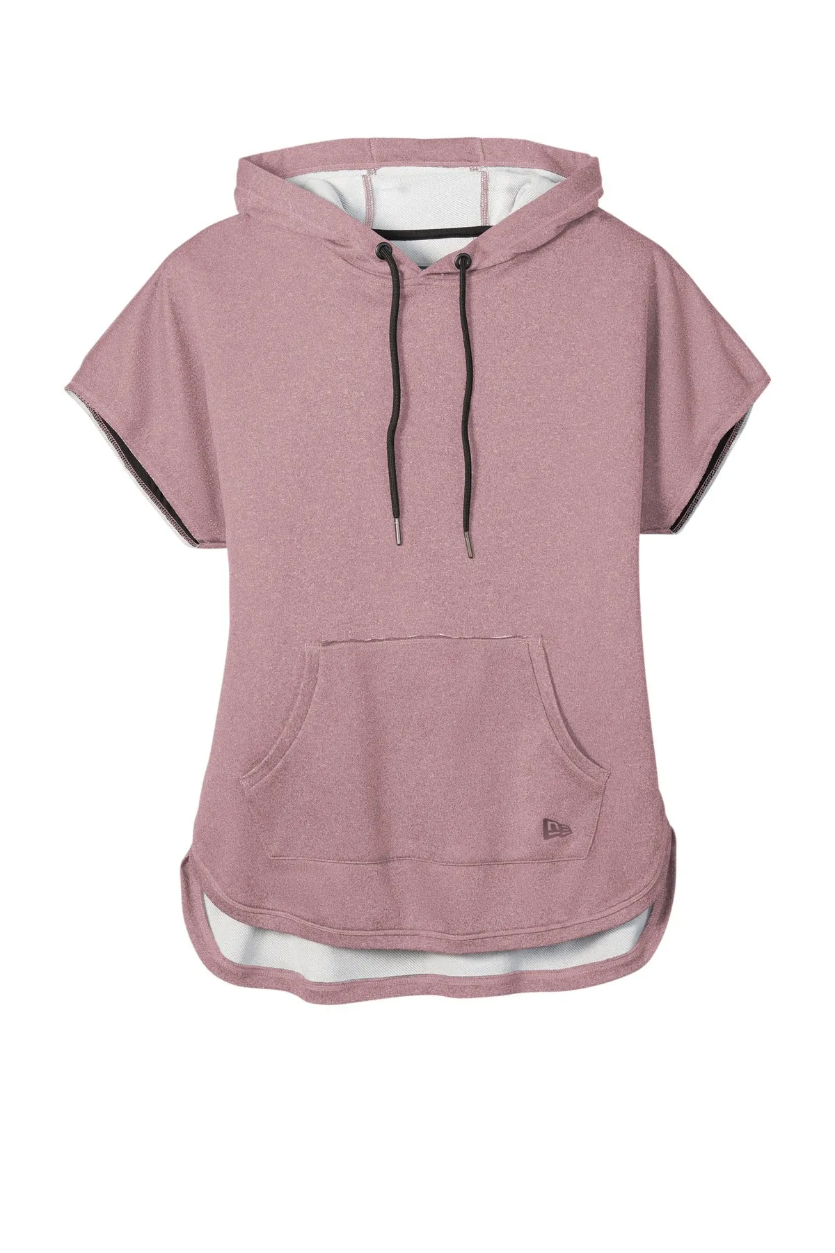 New Era Women's Performance Terry Short Sleeve Hoodie. LNEA533