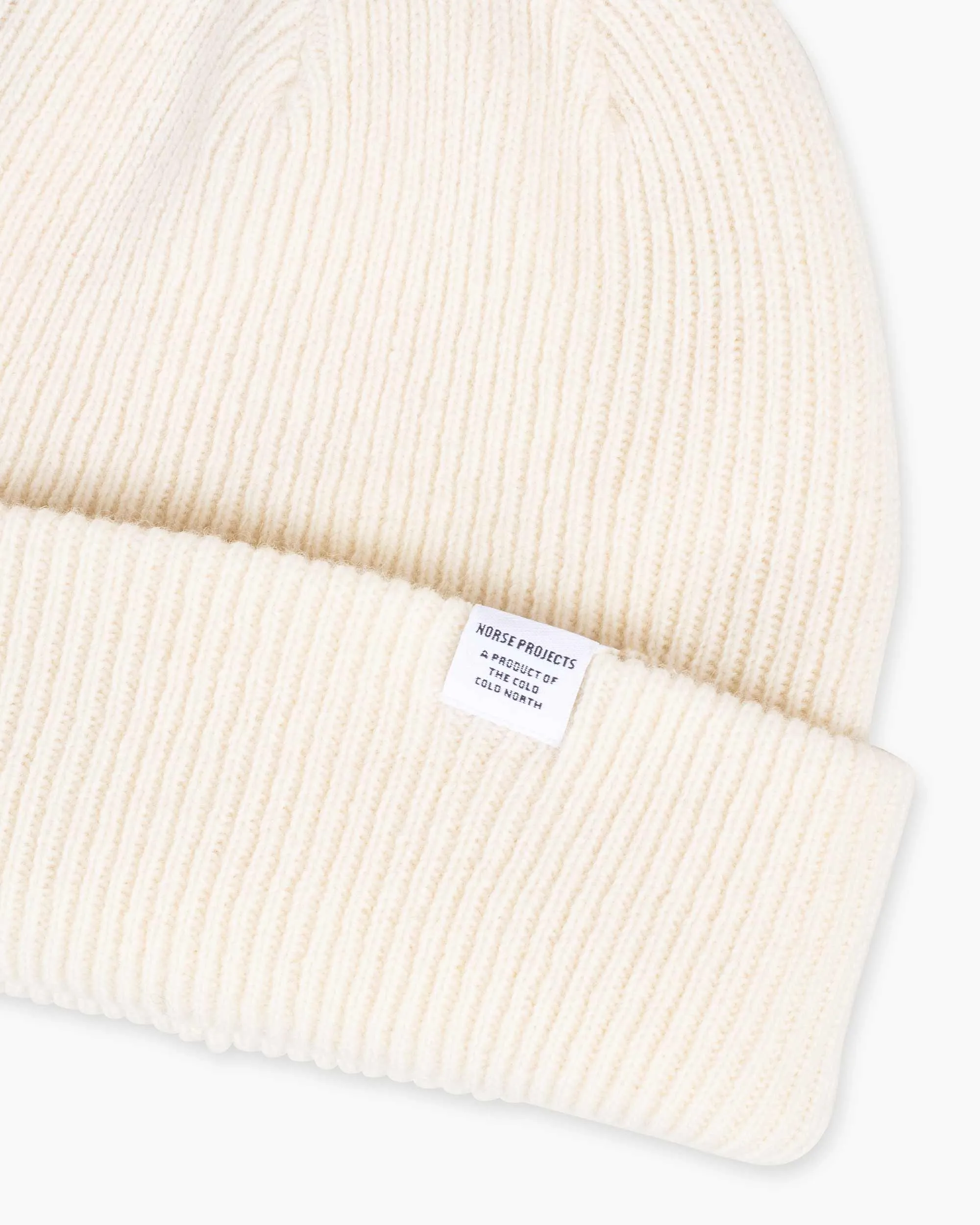 Norse Projects Norse Beanie Ecru