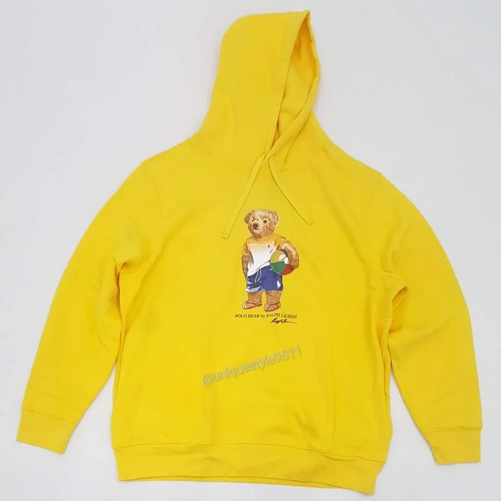 Nwt Polo Ralph Lauren Yellow Beach Ball Teddy Bear Hoodie