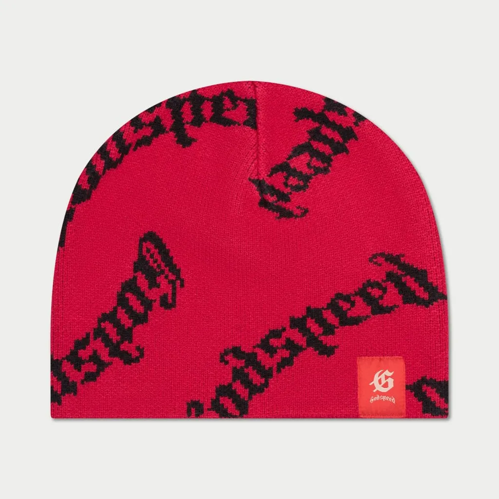 OG Logo Beanie (Red )