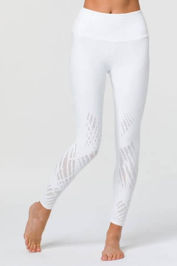 ONZIE // SELENITE MIDI LEGGING - PEARL