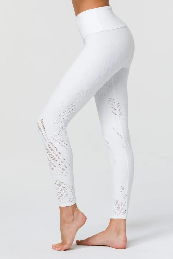 ONZIE // SELENITE MIDI LEGGING - PEARL