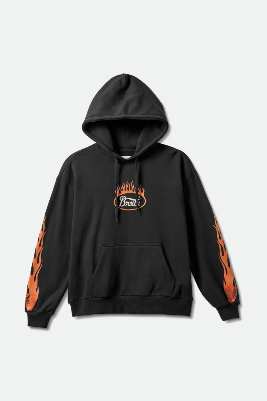 Parsons Flame Women Hoodie - Black