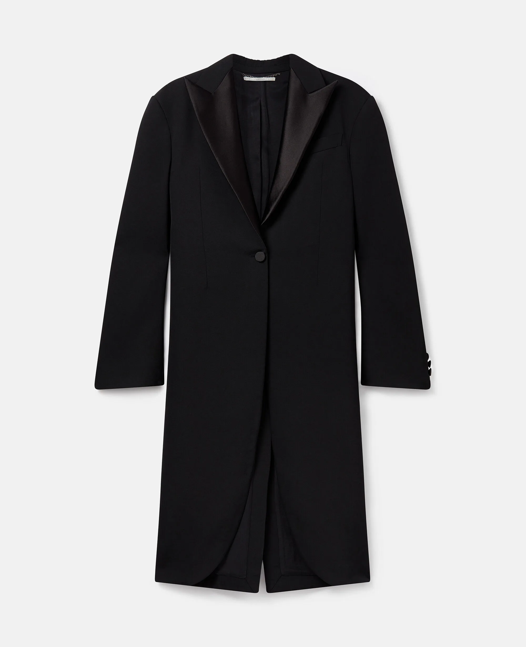 Peak Lapels Wool Coat