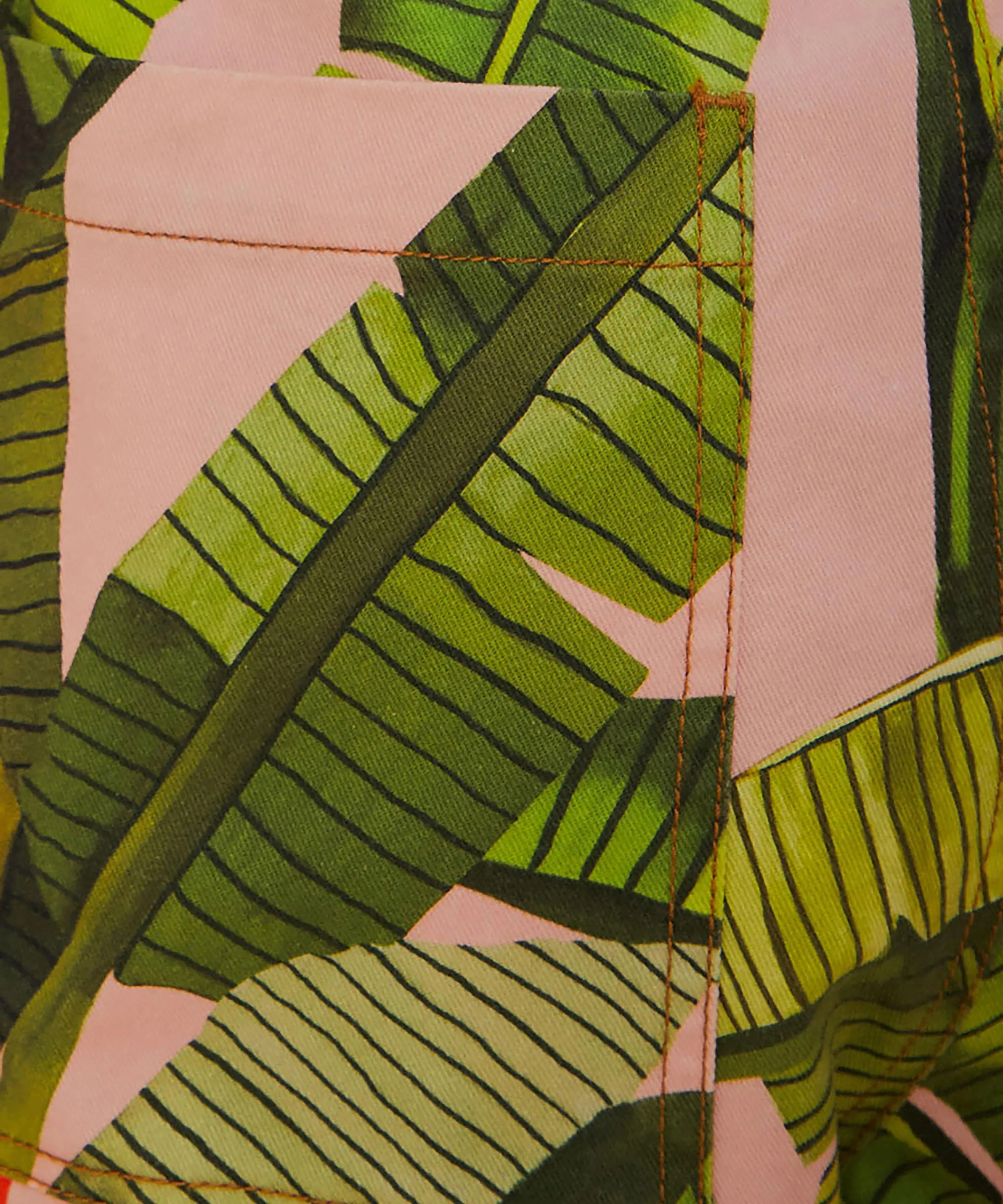 Pink Banana Leaves Jumpsuit