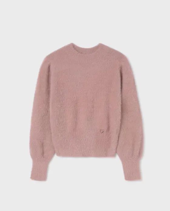 Pink Fuzzy Sweater