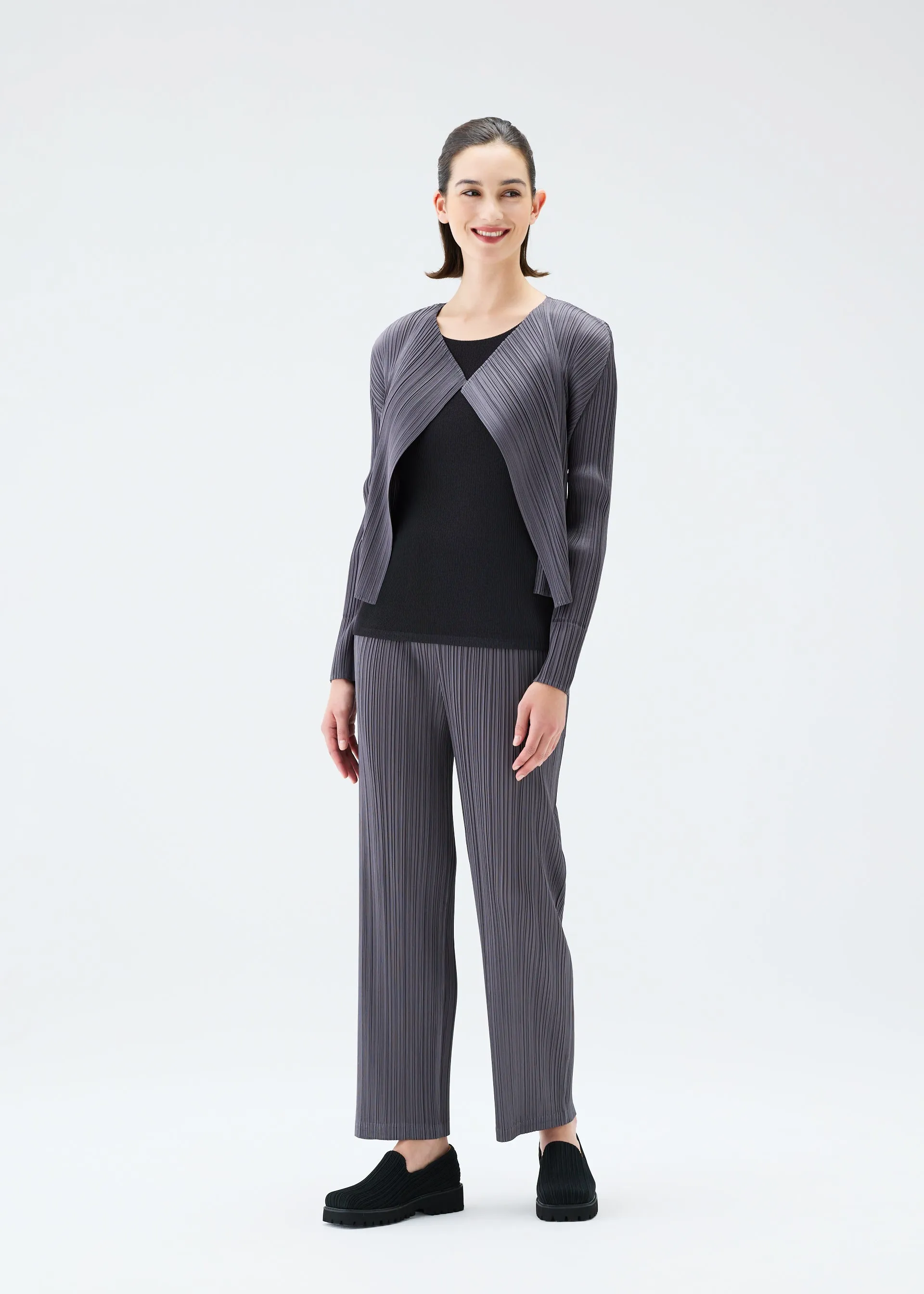 PLEATS PLEASE ISSEY MIYAKE  MONTHLY COLORS : SEPTEMBER CARDIGAN   