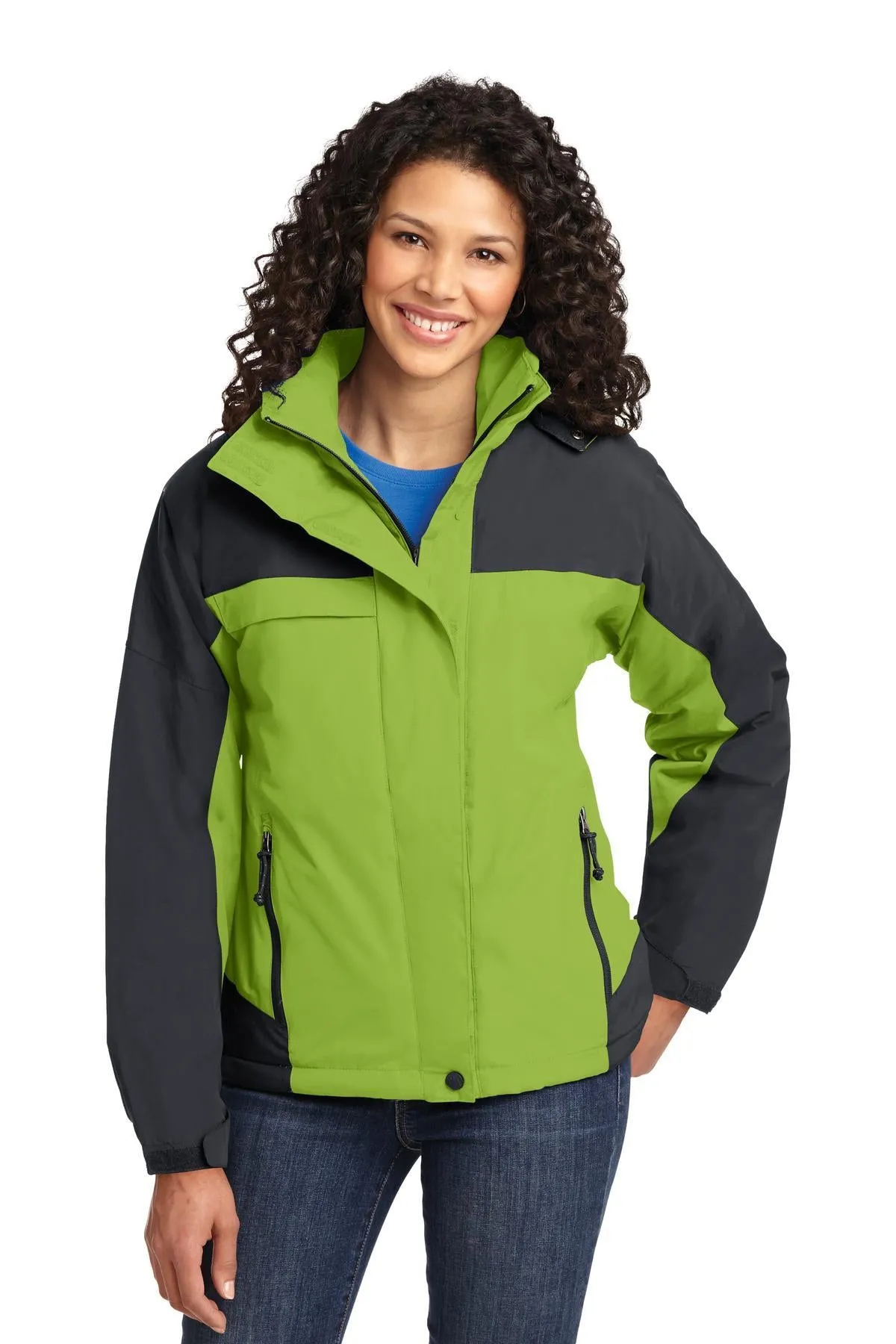 Port Authority Ladies Nootka Jacket L792 Bright Pistachio/Graphite