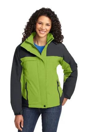 Port Authority Ladies Nootka Jacket L792 Bright Pistachio/Graphite