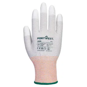 Portwest A696 LR13 ESD PU Fingertip Cut Gloves (Pk12)