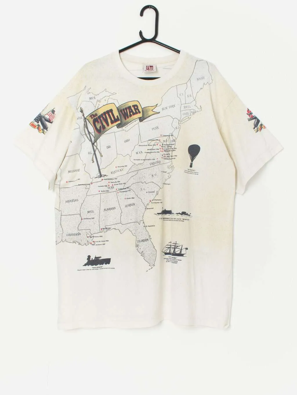 Rare vintage Art Unlimited map t-shirt – XL / 2XL