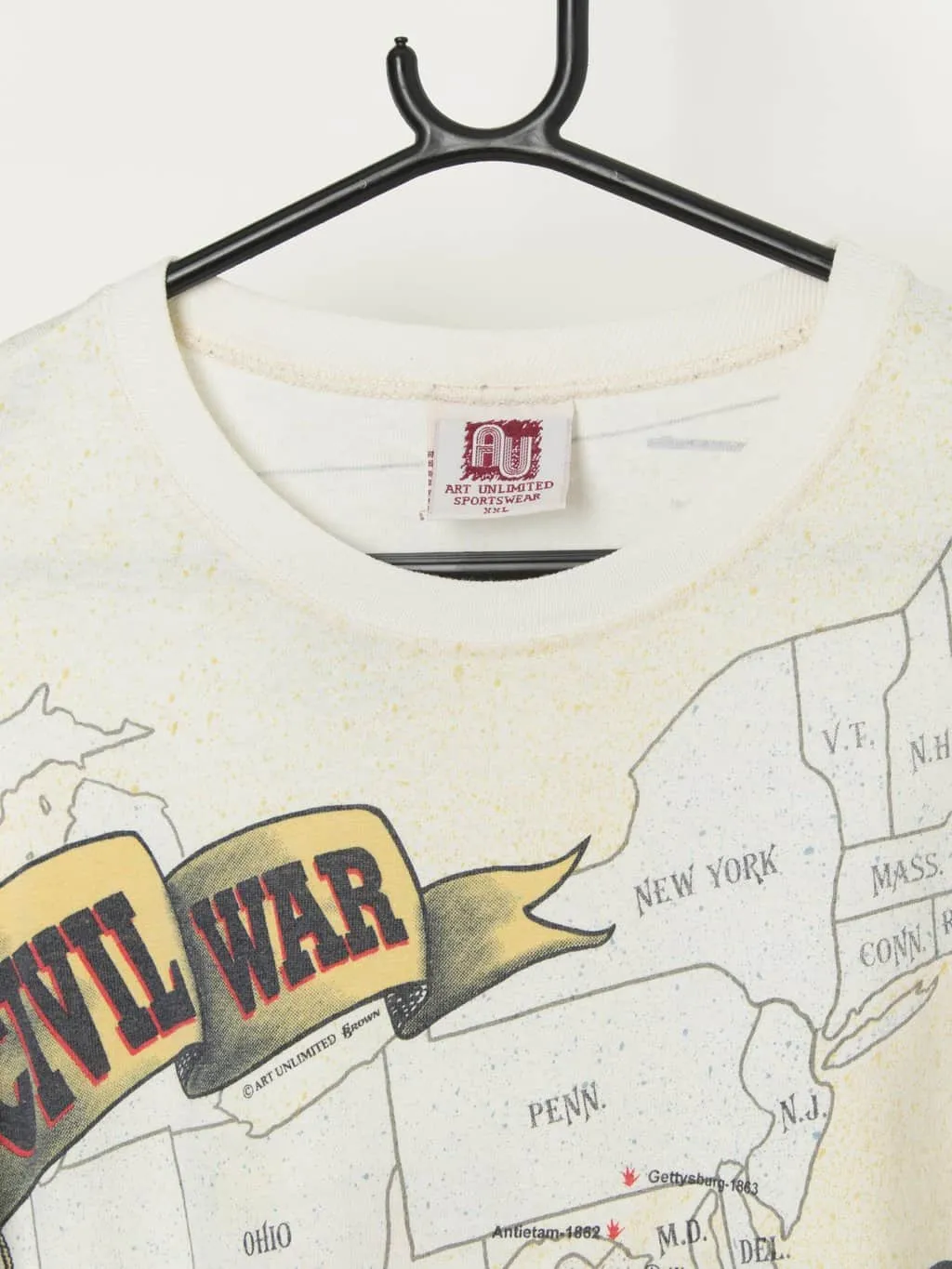 Rare vintage Art Unlimited map t-shirt – XL / 2XL