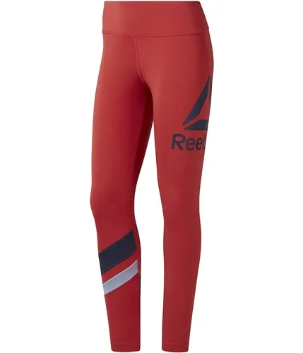 Reebok Womens Wor Big Delta Tight Compression Athletic Pants