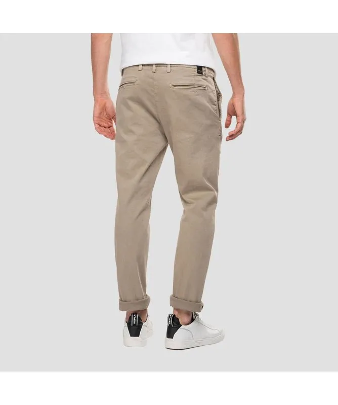 Replay Regular Fit Benni Hyperchino Color X.L.I.T.E. Jeans | Beige