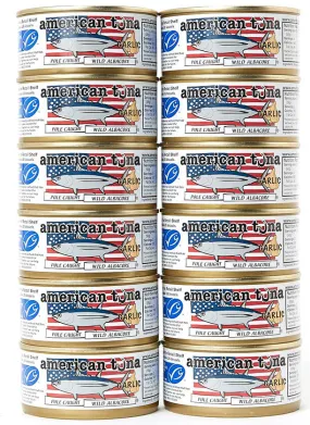 Sale: American Tuna Garlic 12-Pack Made in USA