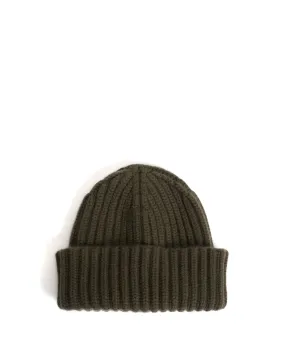 Sandra beanie 100% cashmere Olive green