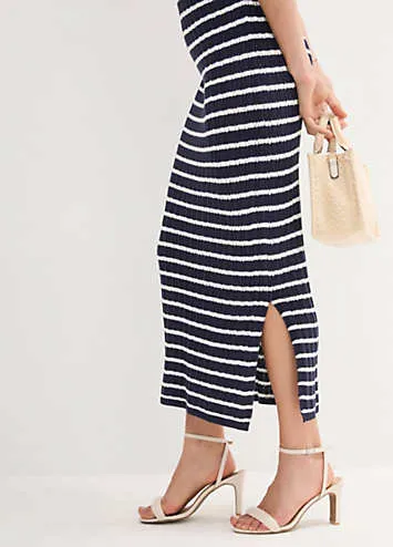 Side Slit Knitted Midi Dress by bonprix | Look Again