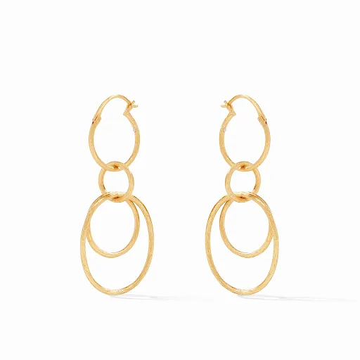 Simone 3-in-1 Earring Gold by Julie Vos