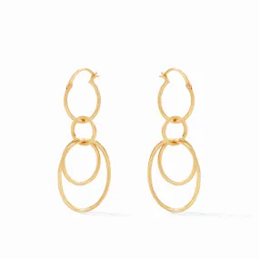 Simone 3-in-1 Earring Gold by Julie Vos