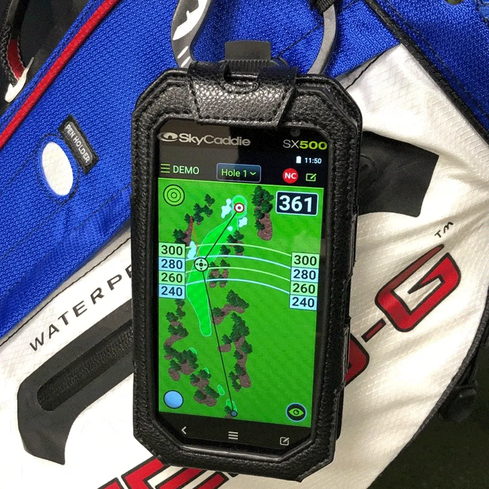 SKYCADDIE SX500 GOLF GPS LEATHER HOLSTER