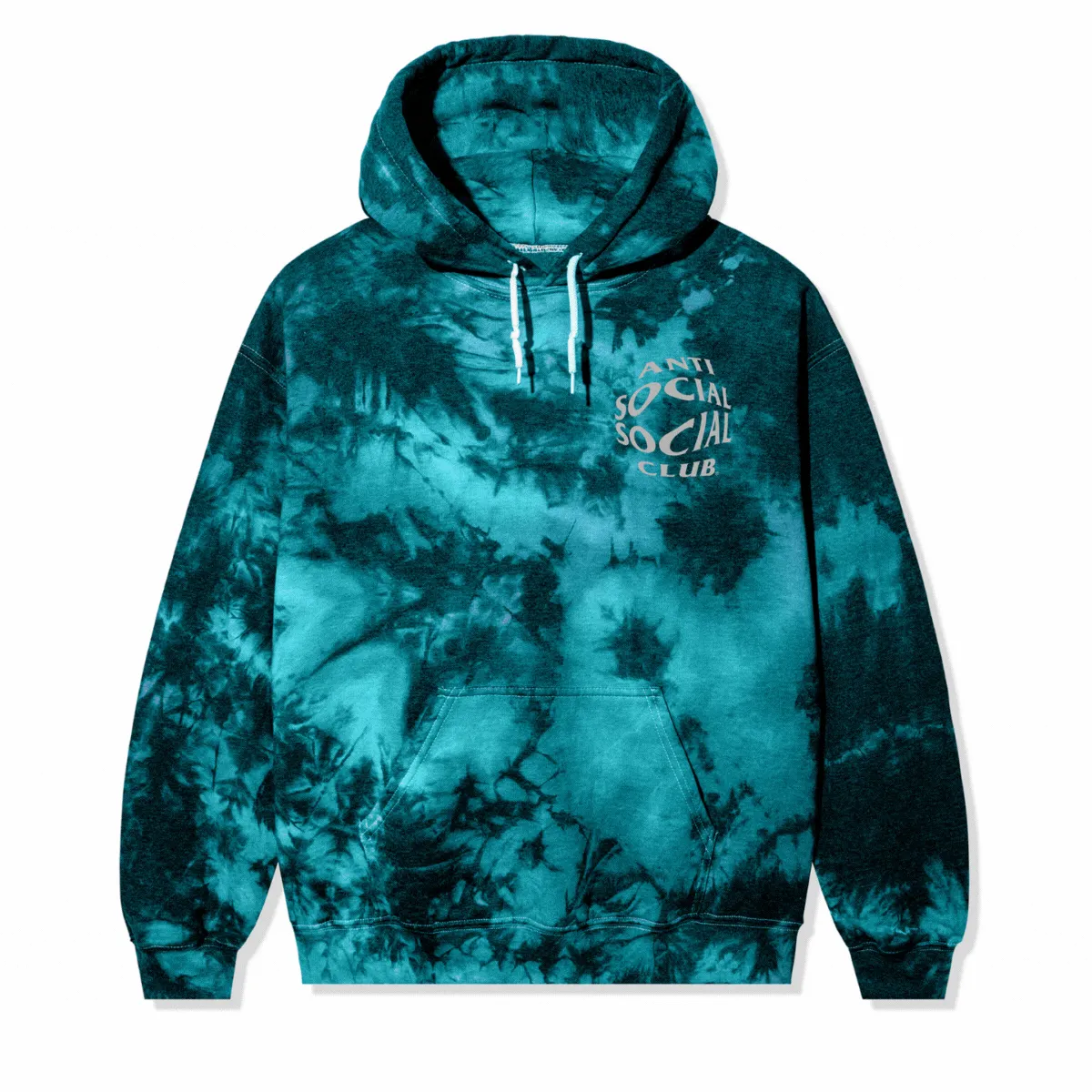 Sleepless Tie-Dye Hoodie - Black/Teal