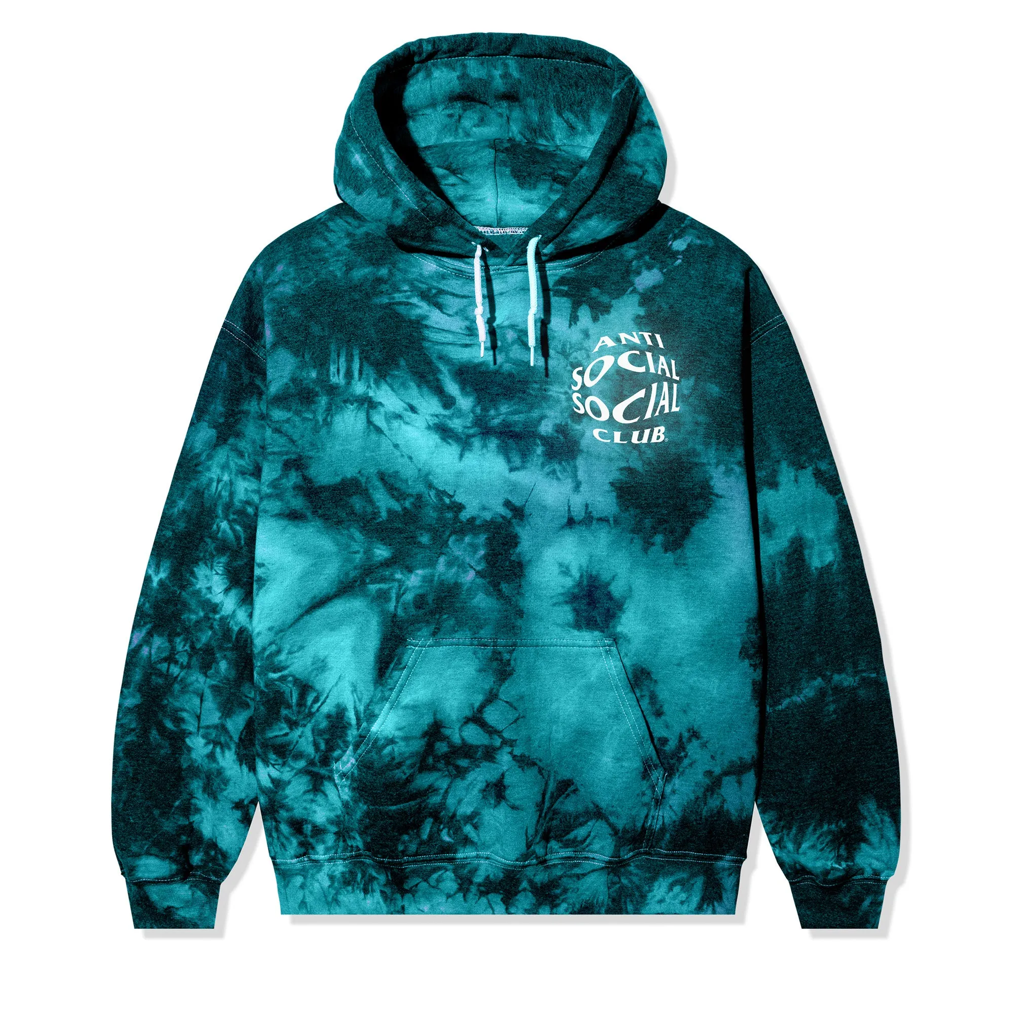 Sleepless Tie-Dye Hoodie - Black/Teal