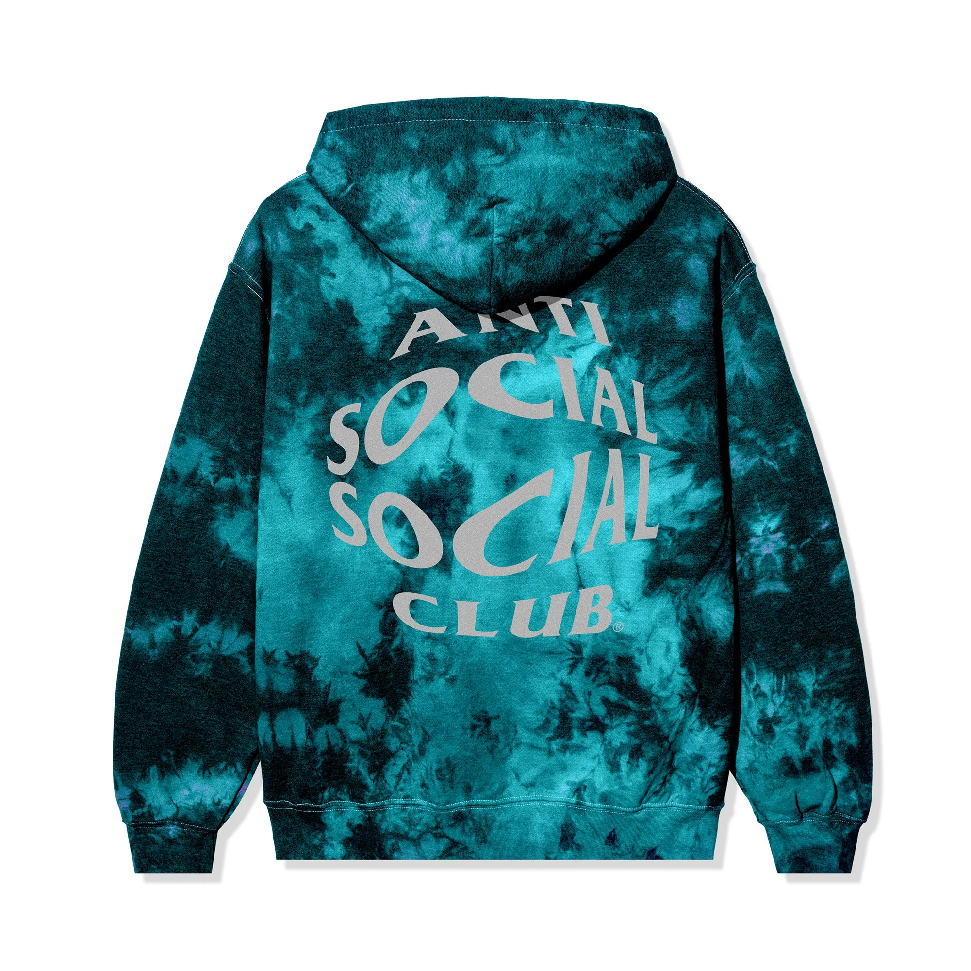 Sleepless Tie-Dye Hoodie - Black/Teal