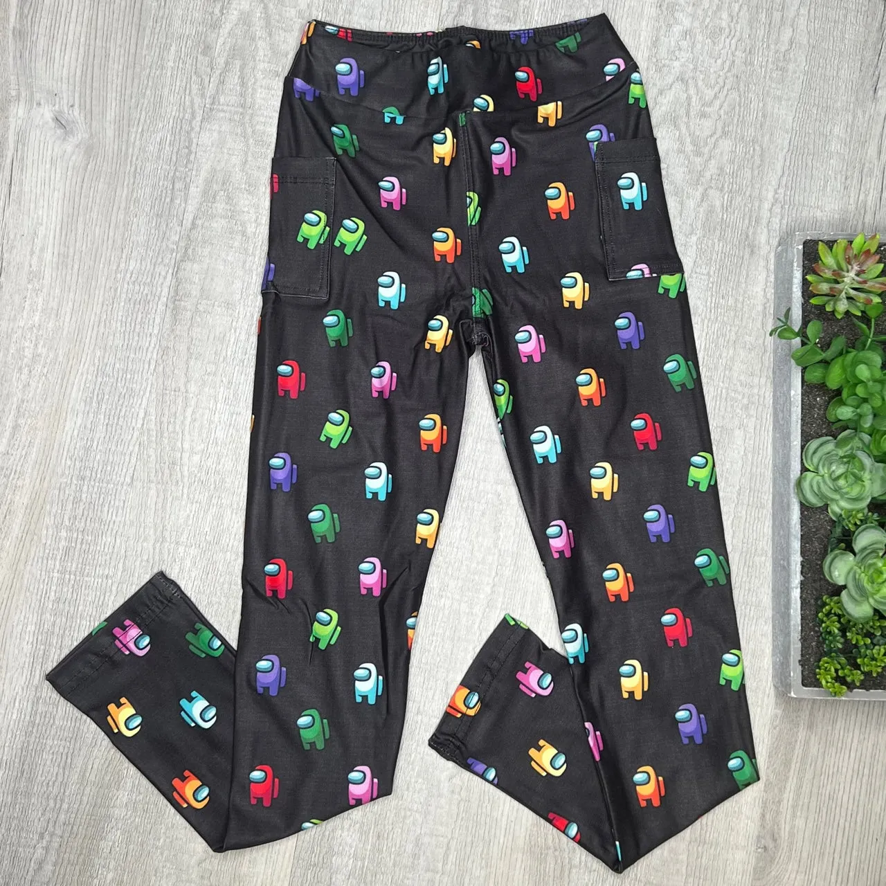 Space Games Soft Leggings w/ Pockets