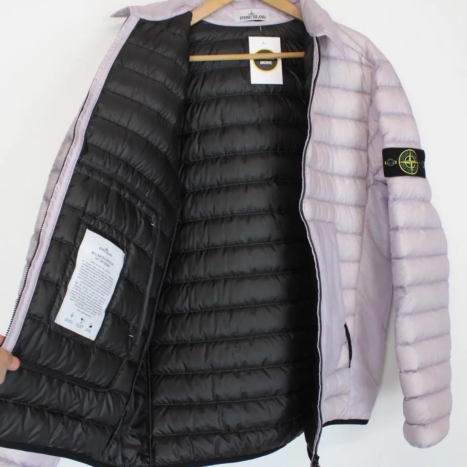 Stone Island SS 2022 Bio-Based Ripstop Nylon Down Jacket XL