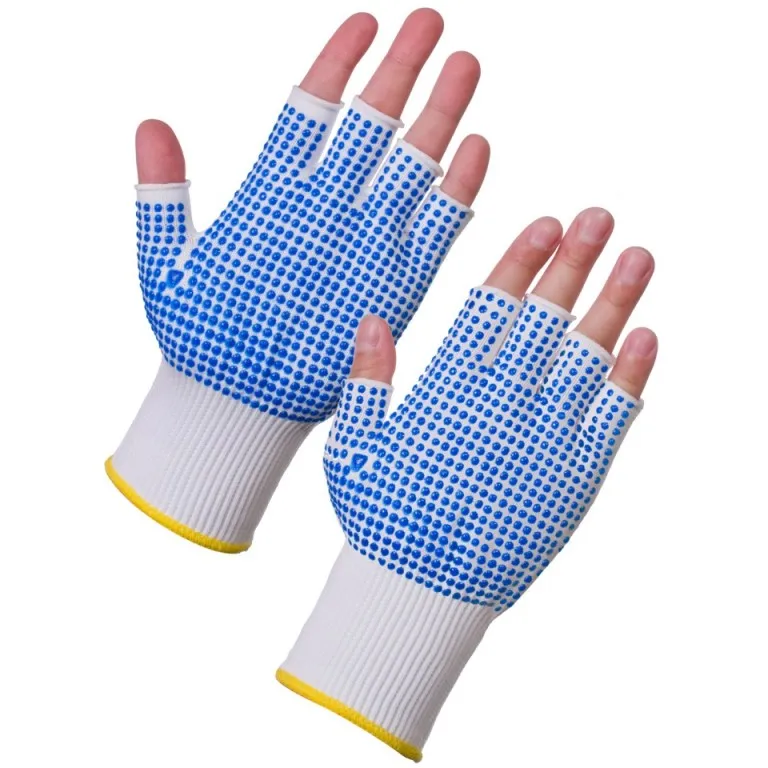 SuperTouch Seamless PVC Dot Gloves - Fingerless (240 Pairs)