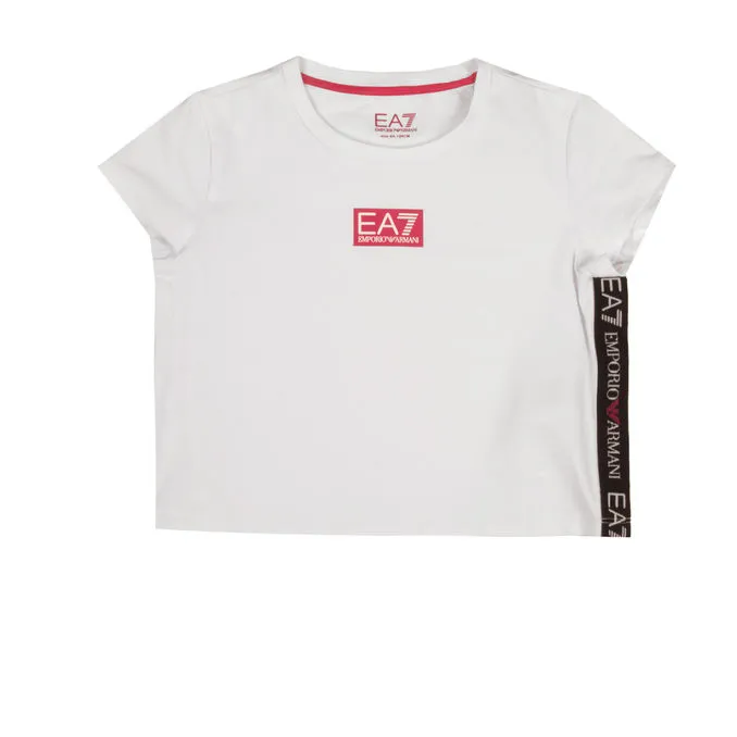 T-SHIRT MINI LOGO Boy White