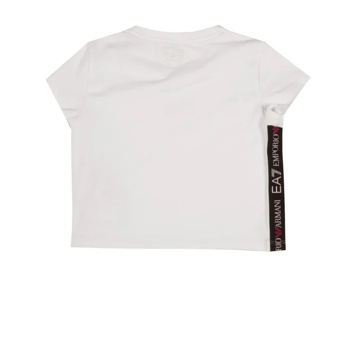 T-SHIRT MINI LOGO Boy White