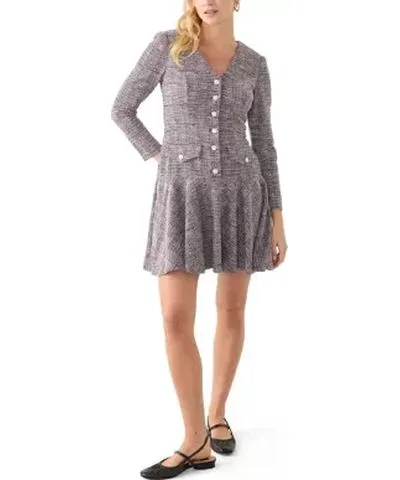 Taylor Women's Stretch Boucle Blazer Dress