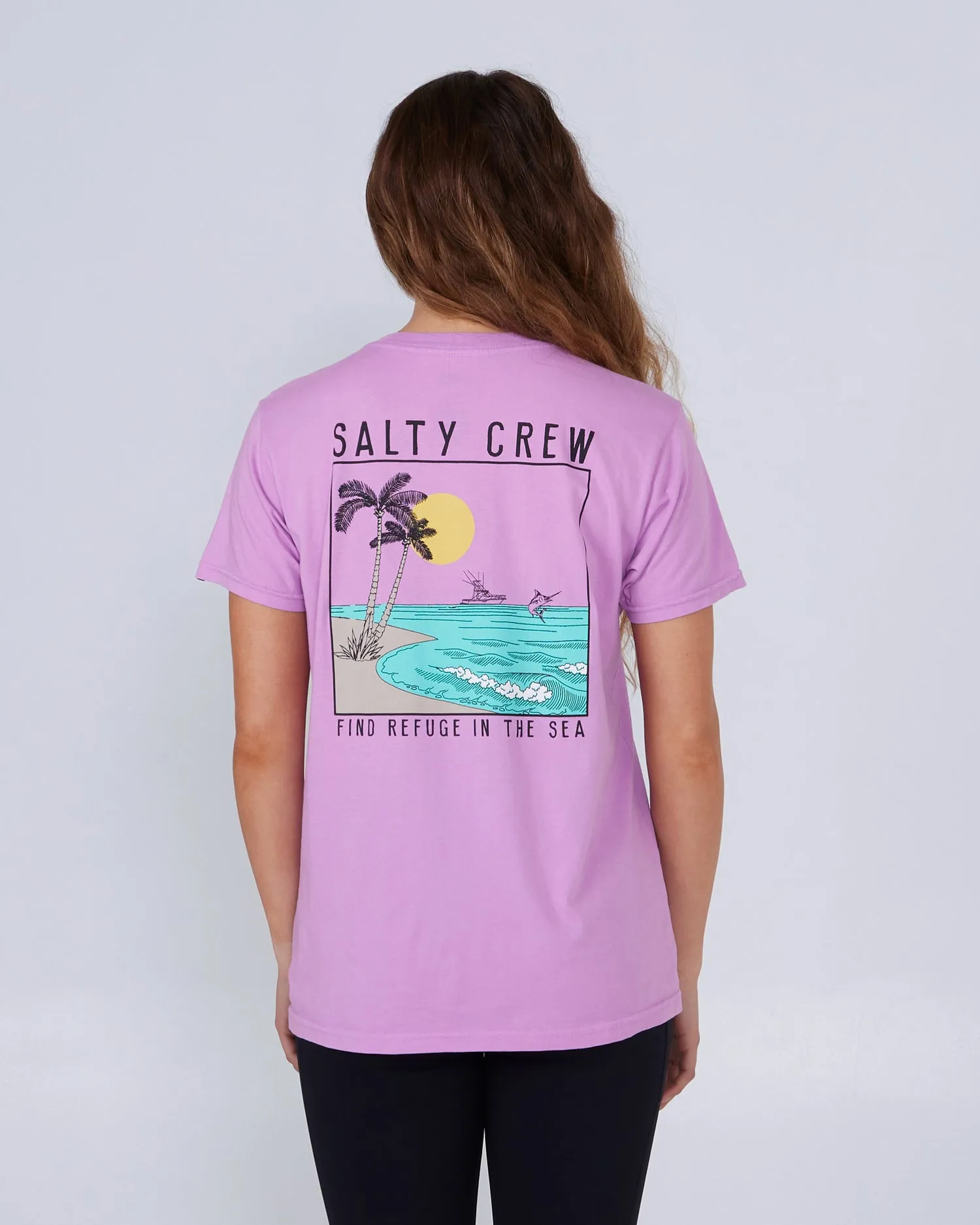 The Good Life Salty Crew Women's Boyfriend Fit Tee