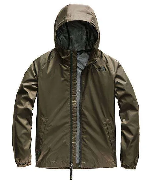 The North Face Boys’ Zipline Rain Jacket Taupe Green