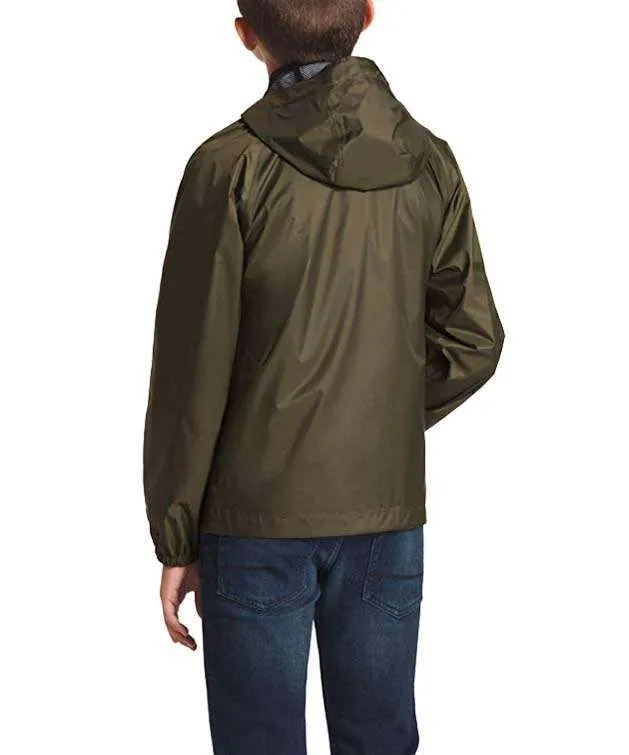 The North Face Boys’ Zipline Rain Jacket Taupe Green