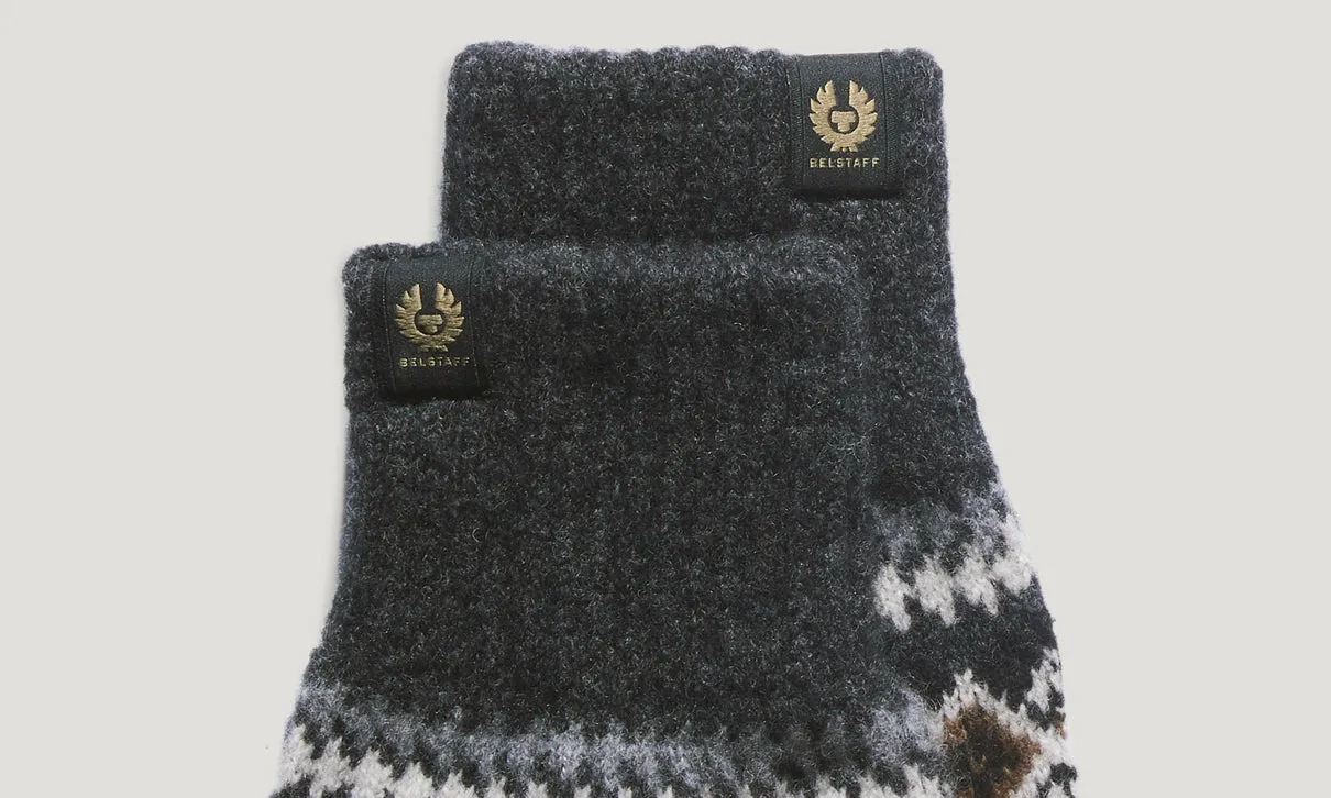 thistle fair isle gloves