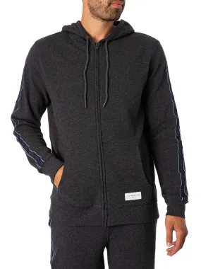 Tommy Hilfiger Lounge Zip Hoodie - Dark Grey