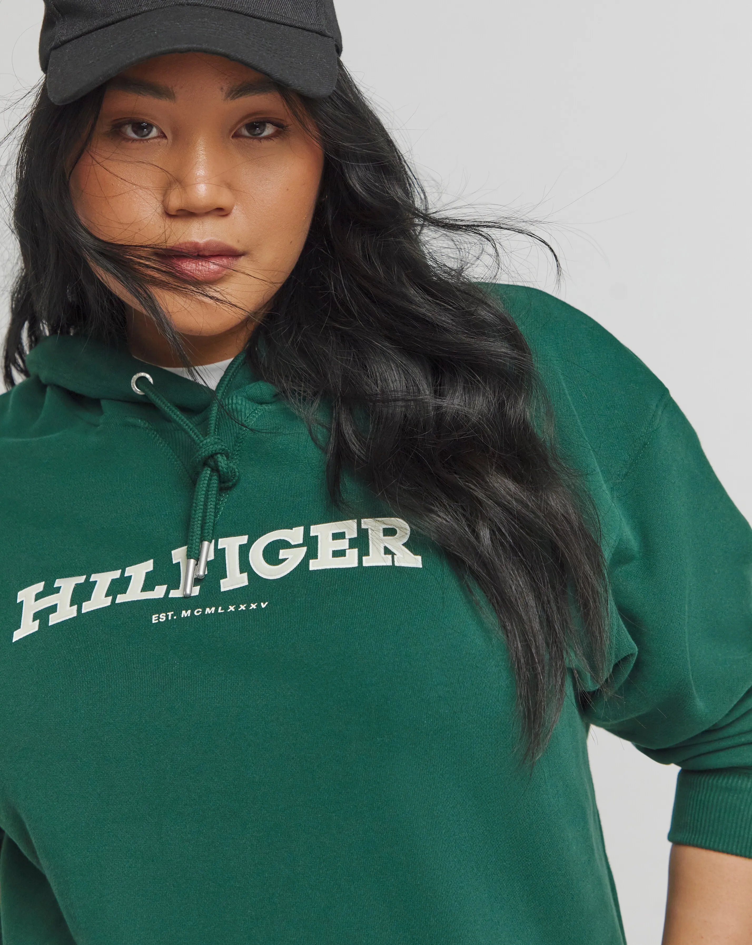 Tommy Hilfiger Monotype Varsity Hoodie | Simply Be