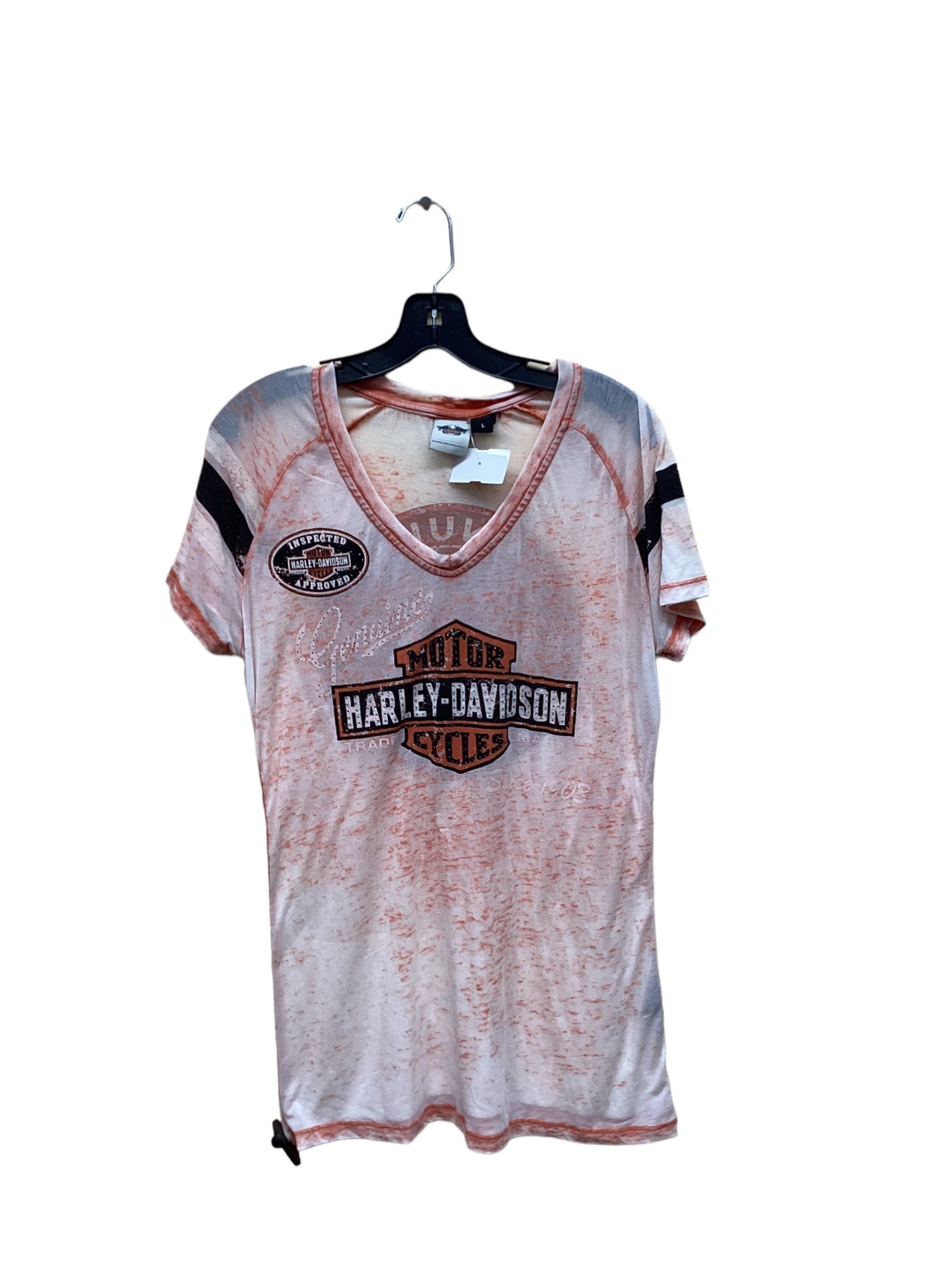 Top Short Sleeve By Harley Davidson  Size: L