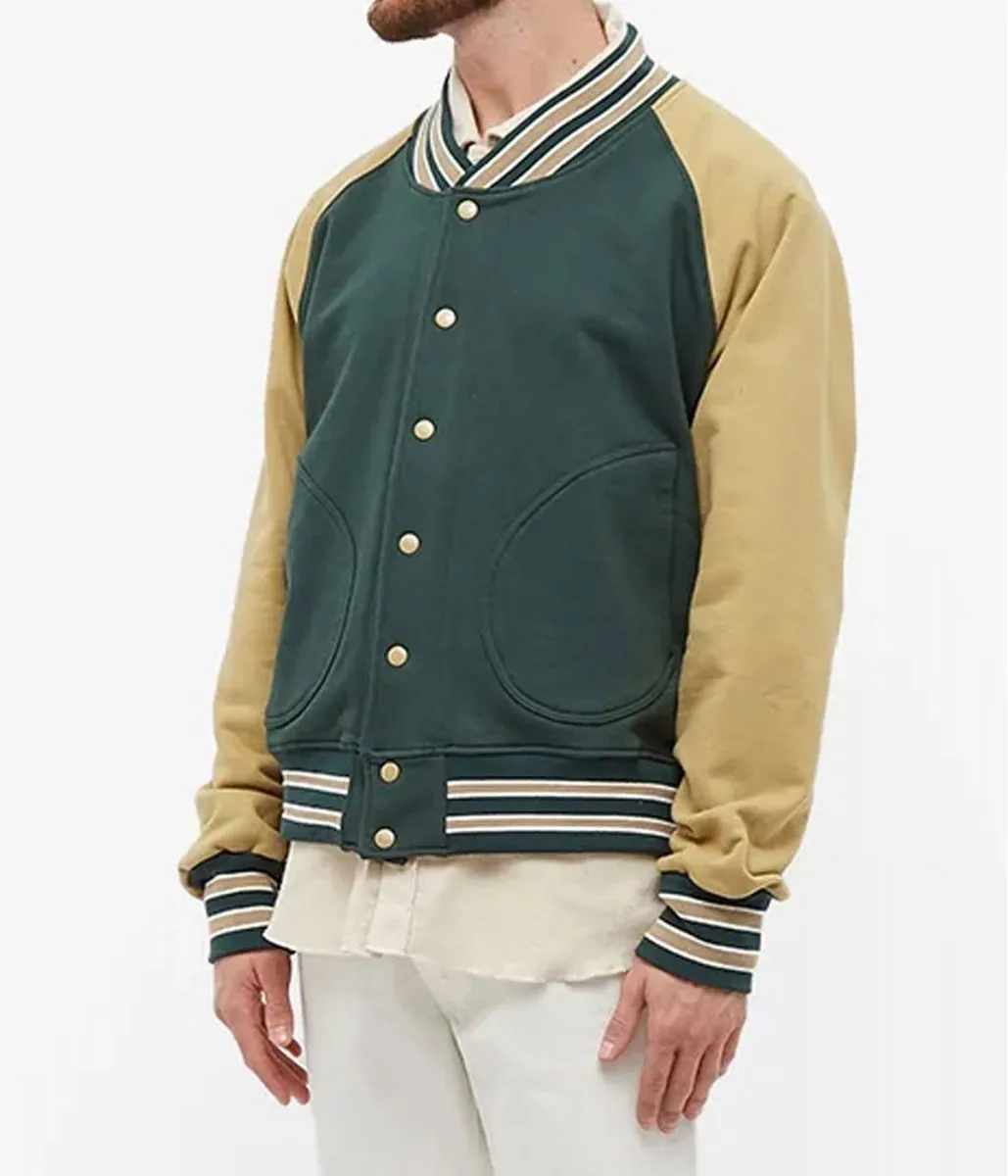 Varsity Mild Old-School Style Full Snap Jacket