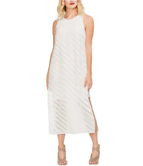 Vince Camuto Womens Striped Maxi Dress