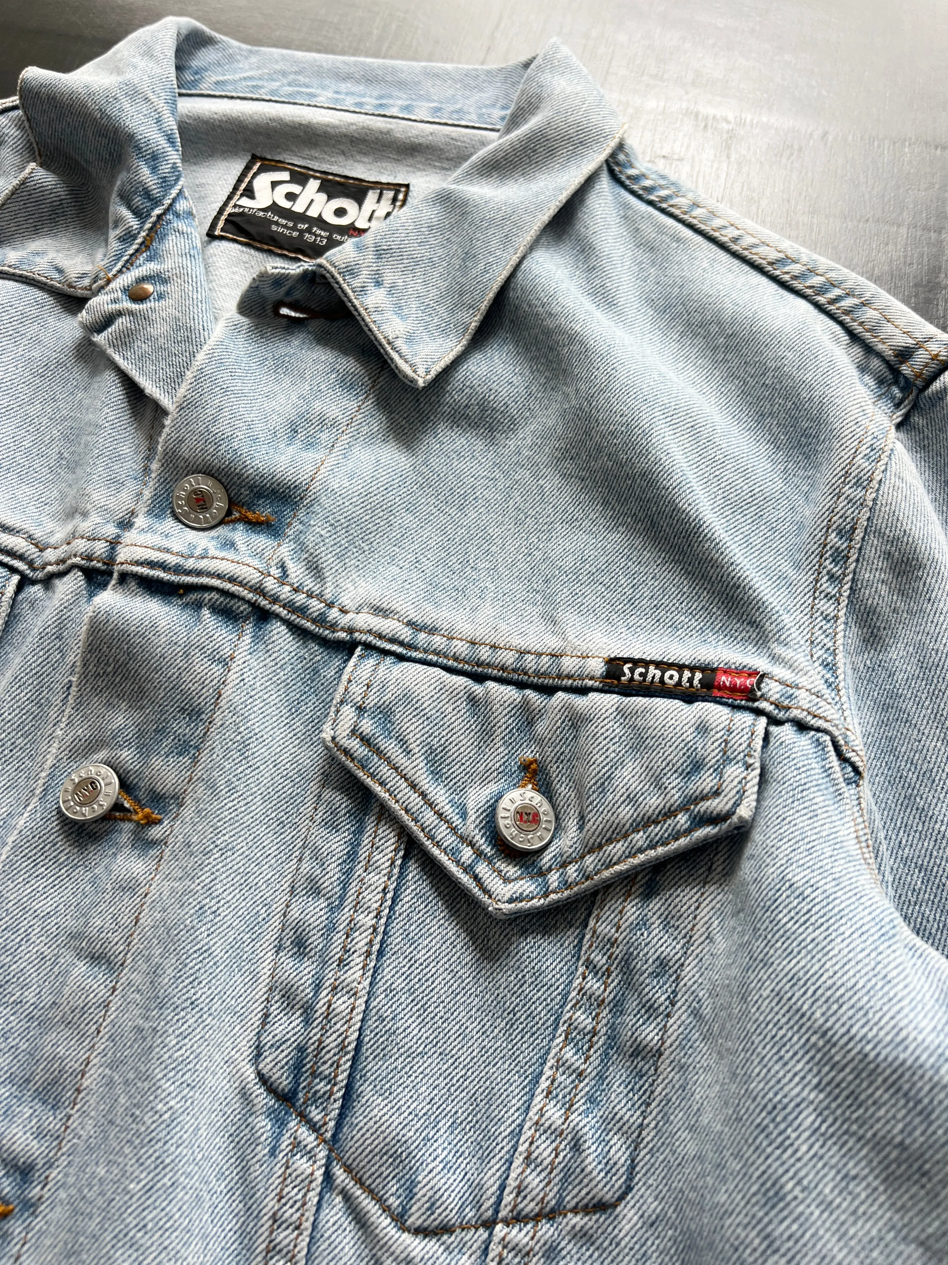 Vintage Schott Denim Jacket (S)