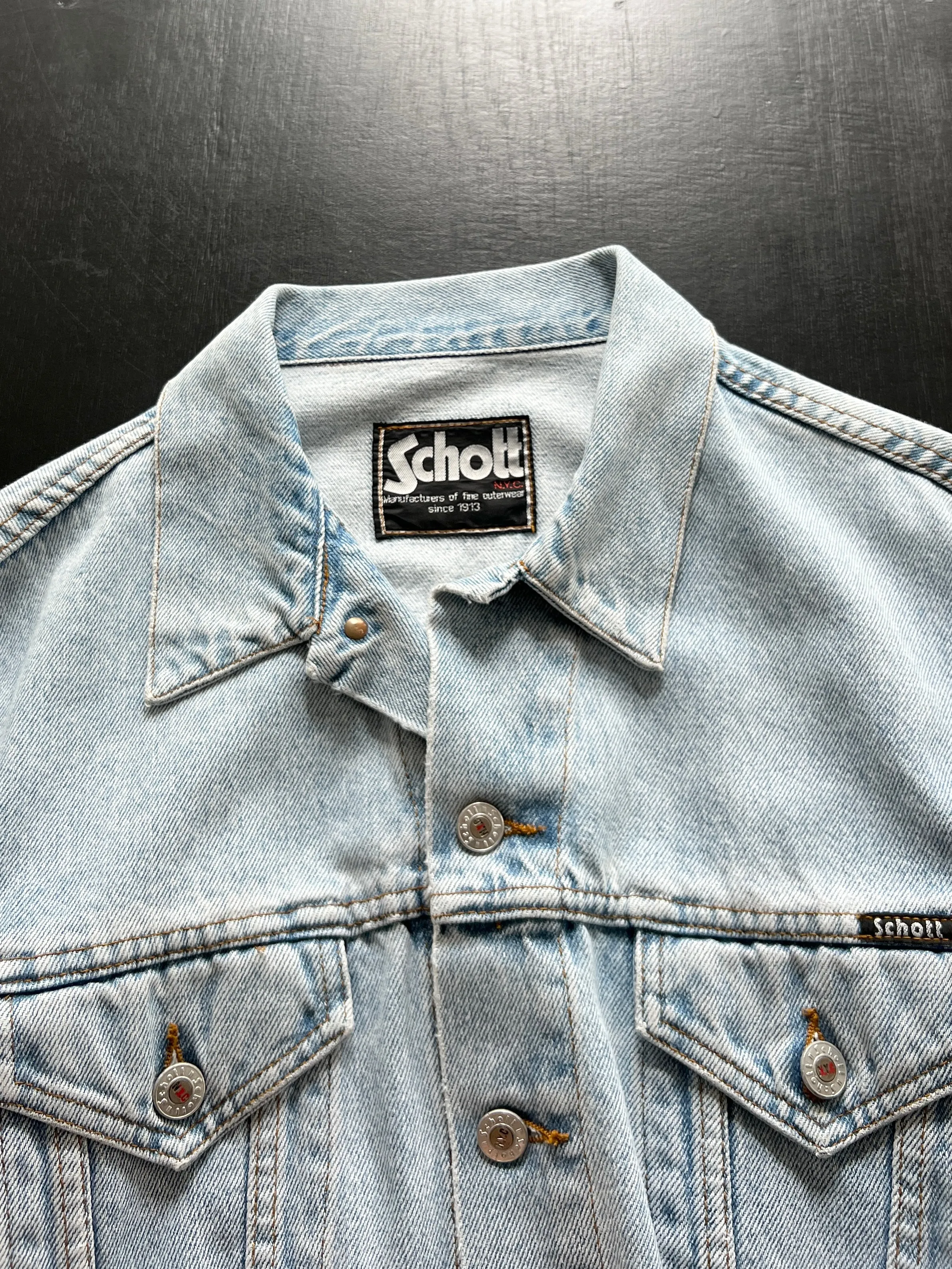 Vintage Schott Denim Jacket (S)