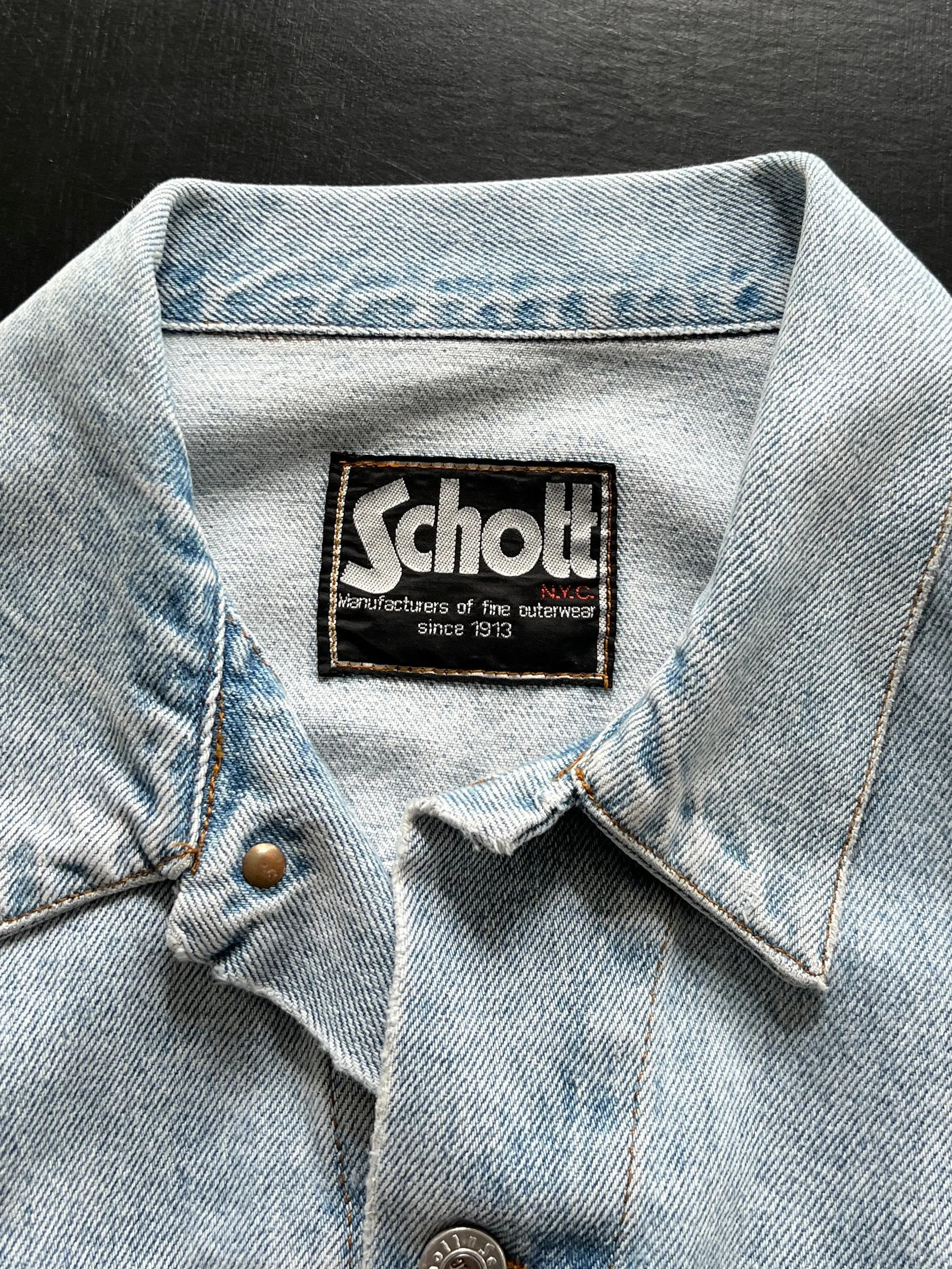 Vintage Schott Denim Jacket (S)