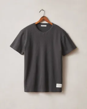 Waffle Crew Tee - Metropolitan Grey