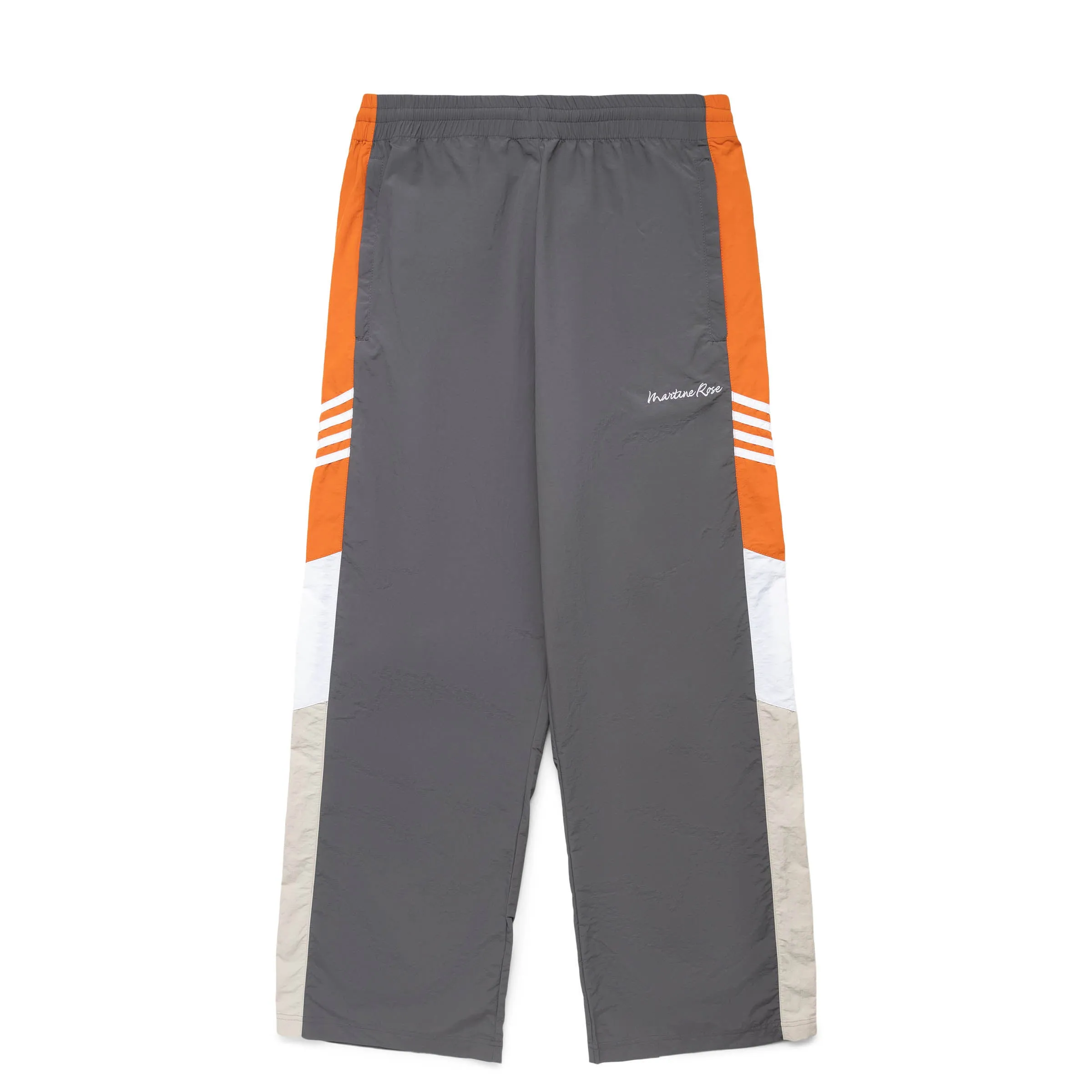 WIDE LEG TRACKPANT GREY/ORANGE/BEIGE | Bodega