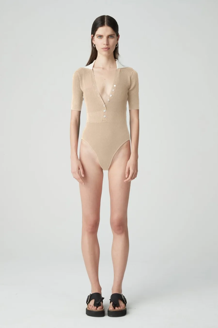 Women Atoir  | 001 Bodysuit Sand