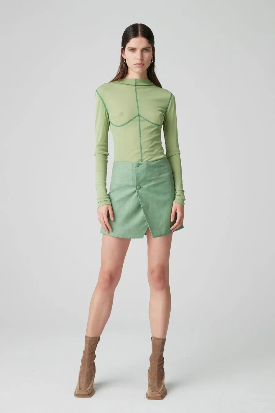 Women Atoir  | 003 Skirt Grass Green